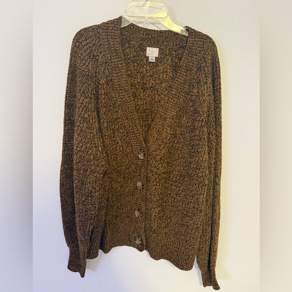🎉2/$15 A New Day Chocolate Knit Sweater